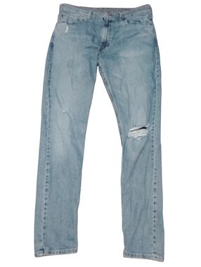 Levi's 512 Jeans Slim Taper Light Blue Denim Size 36X34 Mens